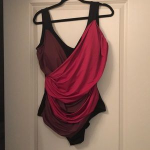 Tropiculture Vigneto Control Wrap Swimsuit